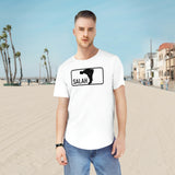 Salah Classic White Drop Scoop T-Shirt v1