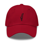 Free Palestine Map Keffiyeh Embroidered Twill Cap (Multiple Colors)