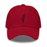 Free Palestine Map Keffiyeh Embroidered Twill Cap (Multiple Colors)
