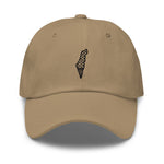 Free Palestine Map Keffiyeh Embroidered Twill Cap (Multiple Colors)