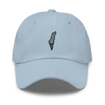 Free Palestine Map Keffiyeh Embroidered Twill Cap (Multiple Colors)