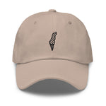 Free Palestine Map Keffiyeh Embroidered Twill Cap (Multiple Colors)