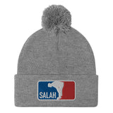 Salah Embroidered Pom-Pom Beanie (Multiple Colors)