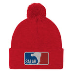 Salah Embroidered Pom-Pom Beanie (Multiple Colors)