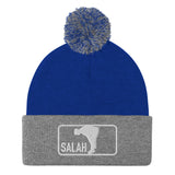 Salah Classic Embroidered Pom-Pom Beanie (Multiple Colors)