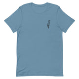 Free Palestine Map Keffiyeh Embroidered T-Shirt (Multiple Colors)