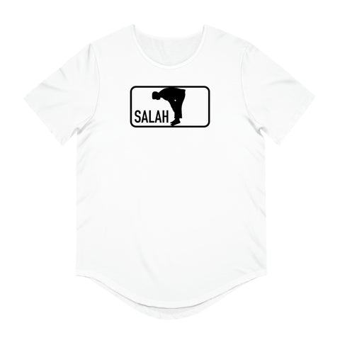 Salah Classic White Drop Scoop T-Shirt v1